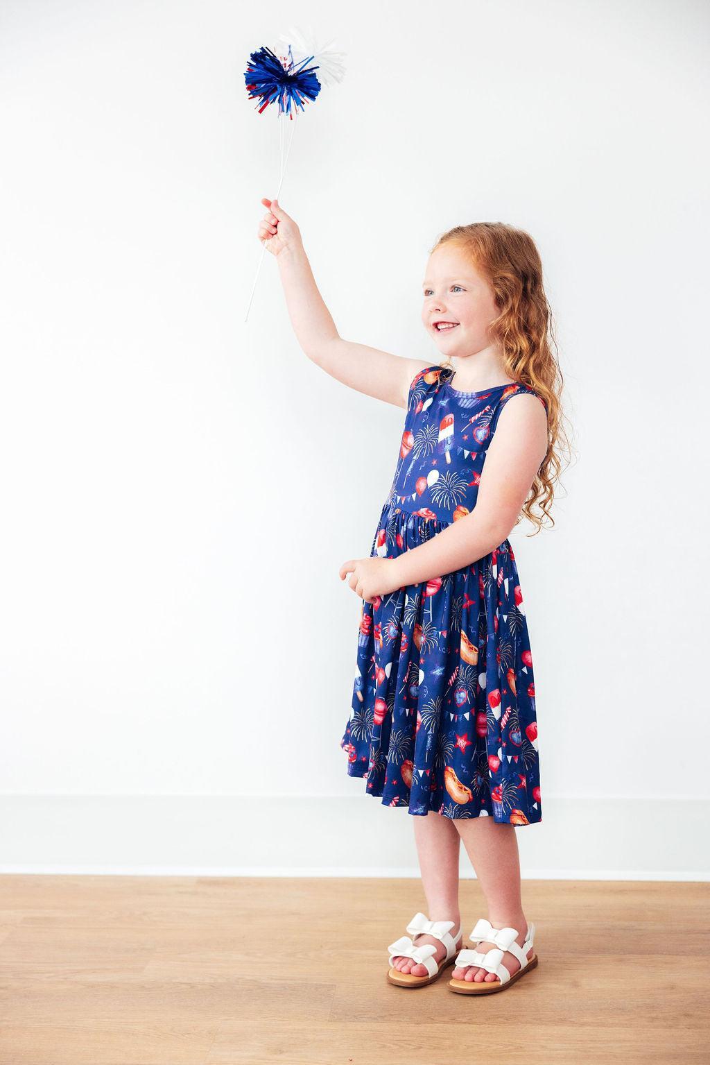 SALE You Look Like the 4th of July Tank Twirl Dress - Image 4
