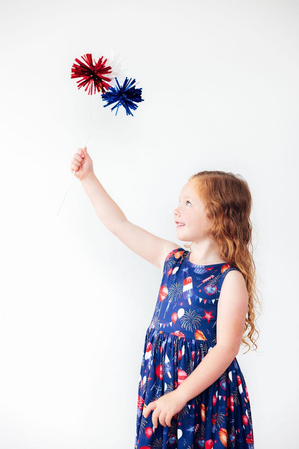 SALE You Look Like the 4th of July Tank Twirl Dress - Image 5