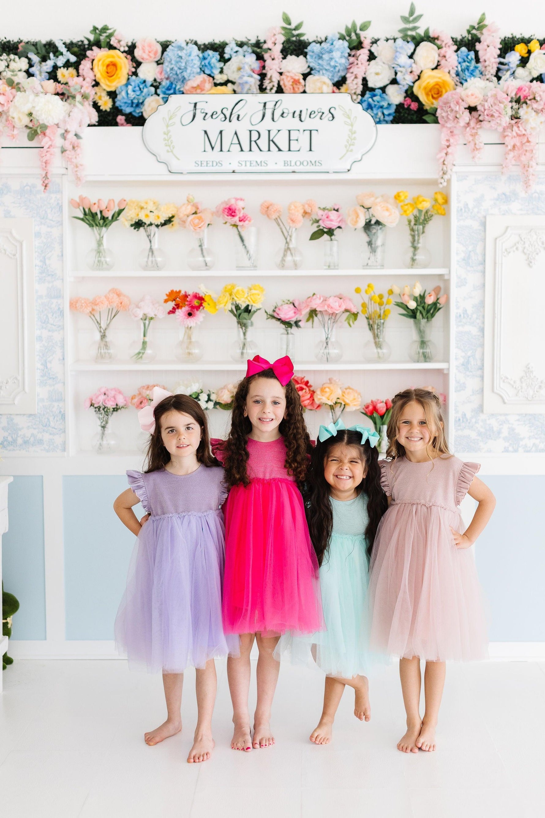 Sage Shimmer Tutu Dress - Image 3