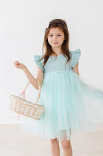 Sage Shimmer Tutu Dress - Image 5