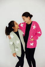 Sage/Coconut Star Cozy Cardigan - Image 5