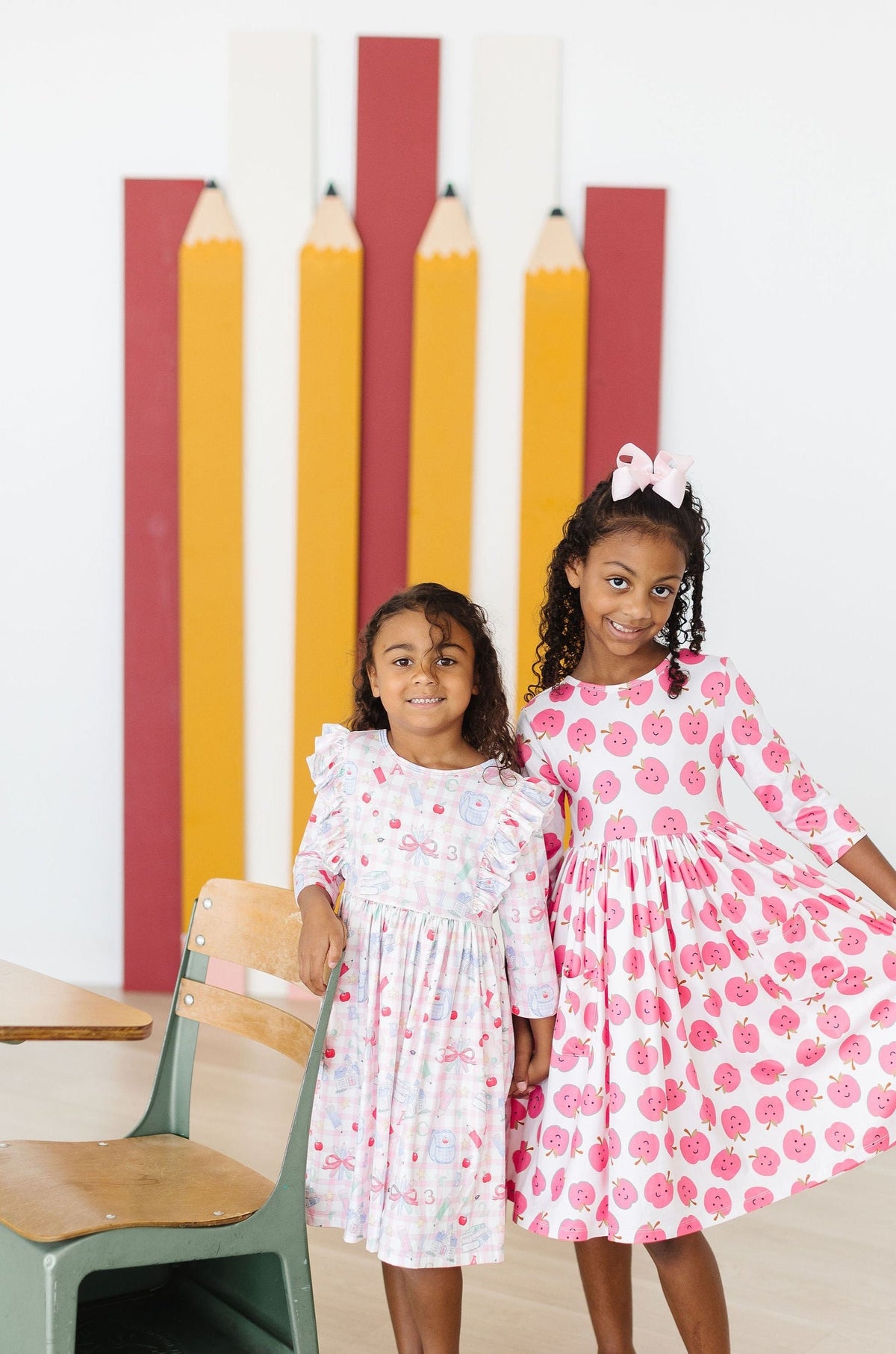 School Days 3/4 Ruffle Twirl Dress - Image 8