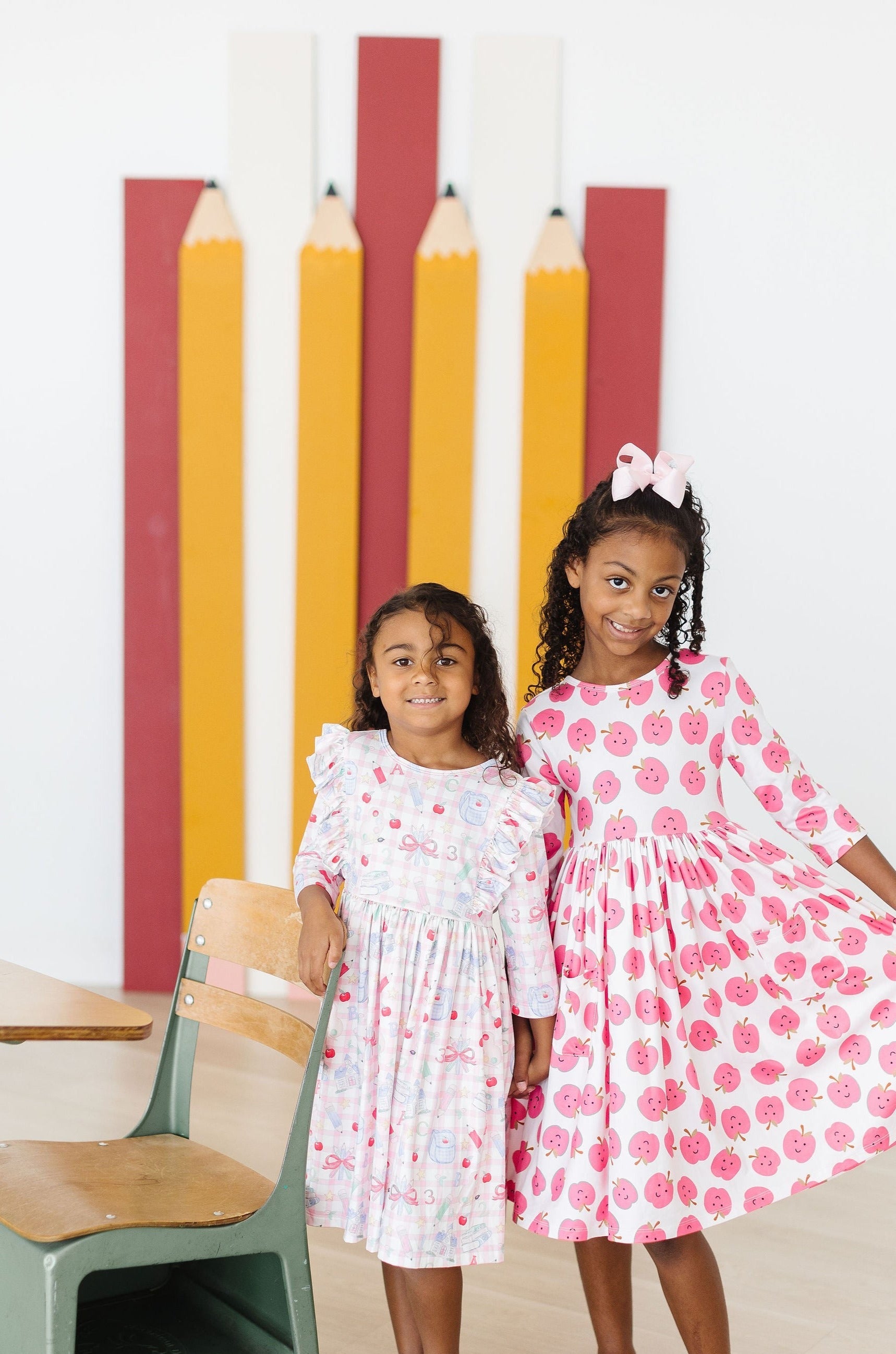 School Days 3/4 Ruffle Twirl Dress - Image 8