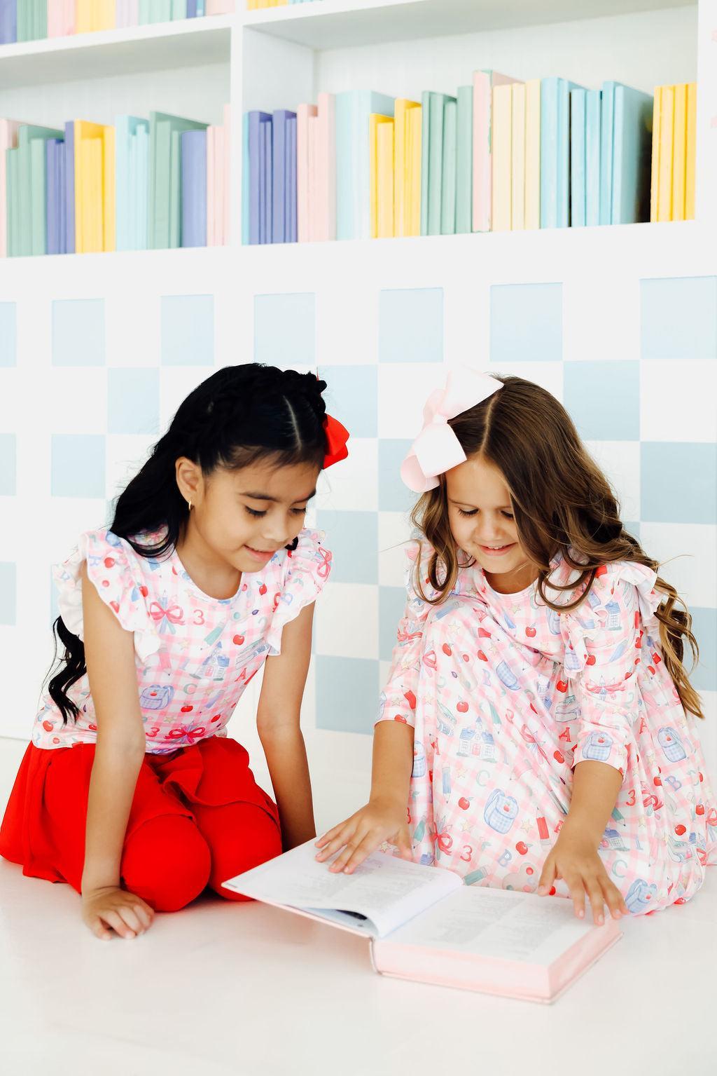 School Days S/S Ruffle Tee - Image 4