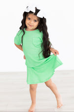 Seafoam Green Scrunchy Twirl Skort - Image 4