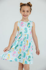 Seahorse Swirl Tank Twirl Dress - Image 5