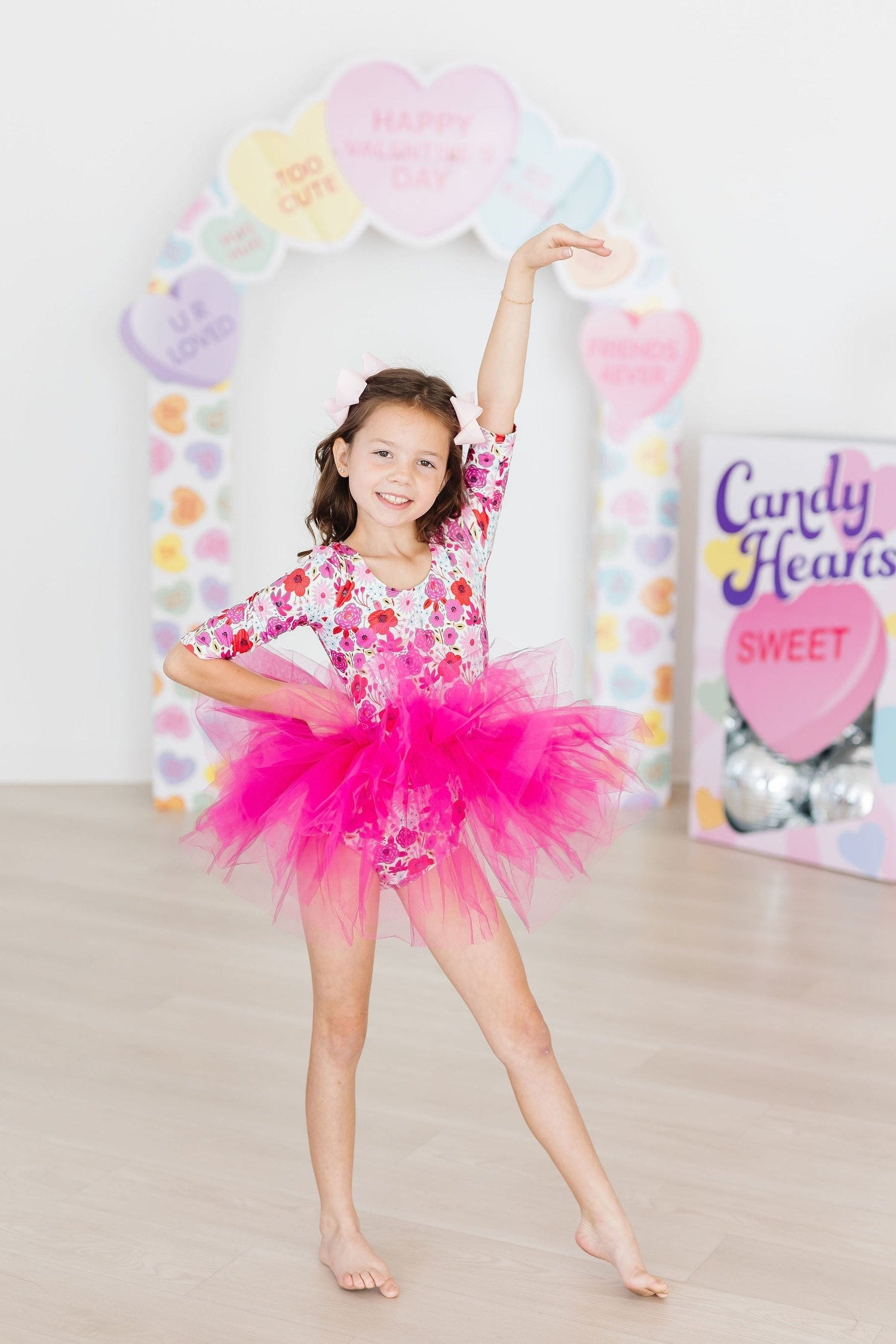 Secret Garden 3/4 Sleeve Tutu Leotard - Image 3