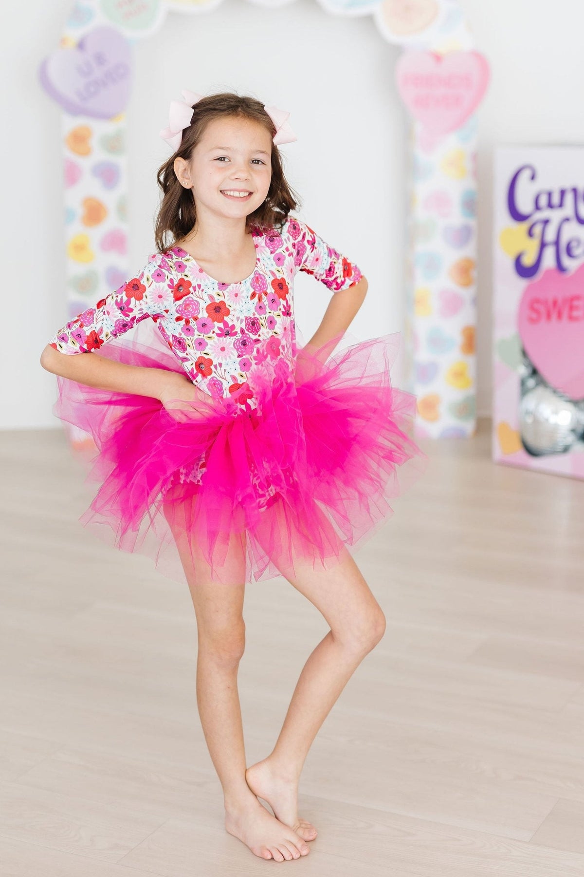 Secret Garden 3/4 Sleeve Tutu Leotard - Image 4