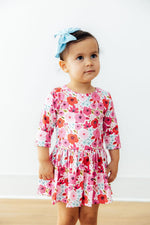 Secret Garden 3/4 Sleeve Twirl Bodysuit - Image 5