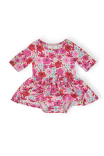 Secret Garden 3/4 Sleeve Twirl Bodysuit - Image 8