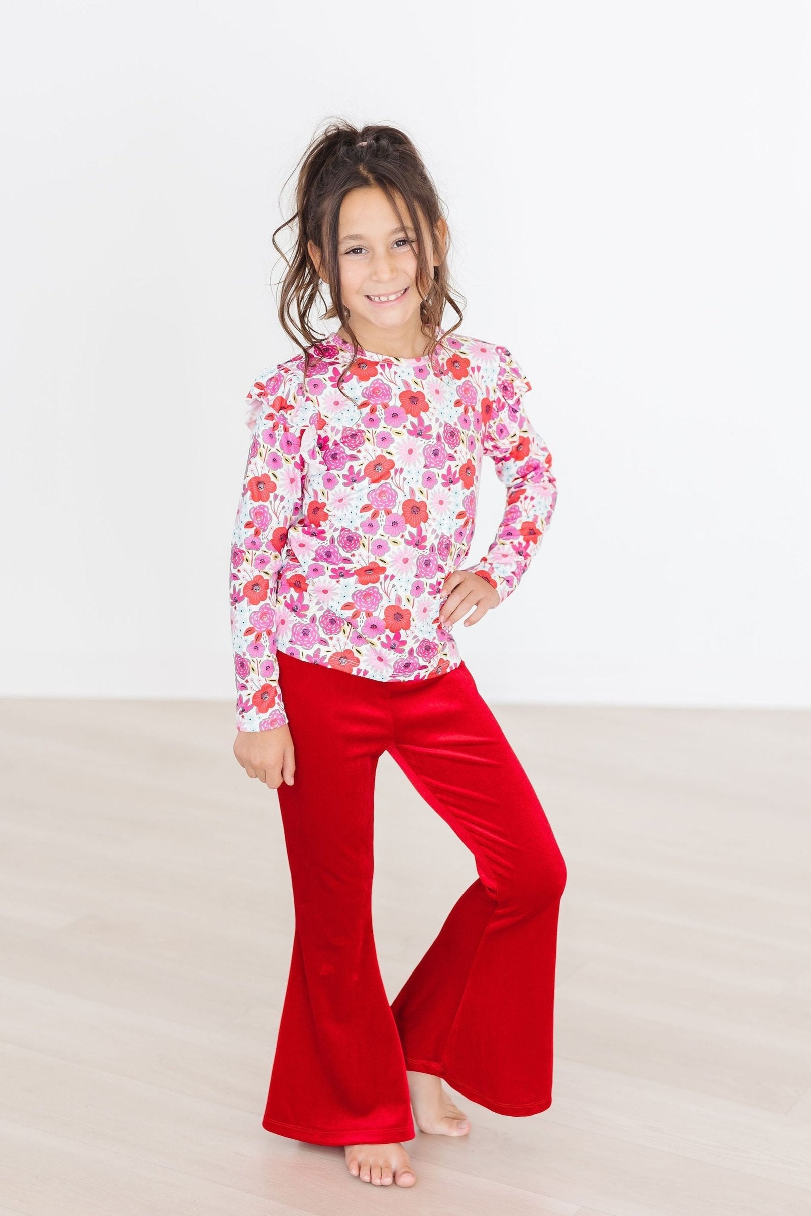 Secret Garden L/S Ruffle Tee - Image 4
