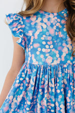 Shimmer & Shine Flutter Sleeve Twirl Dress - Image 2