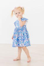 Shimmer & Shine Flutter Sleeve Twirl Dress - Image 7