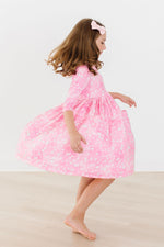 Shine Bright 3/4 Sleeve Pocket Twirl Dress - Image 4
