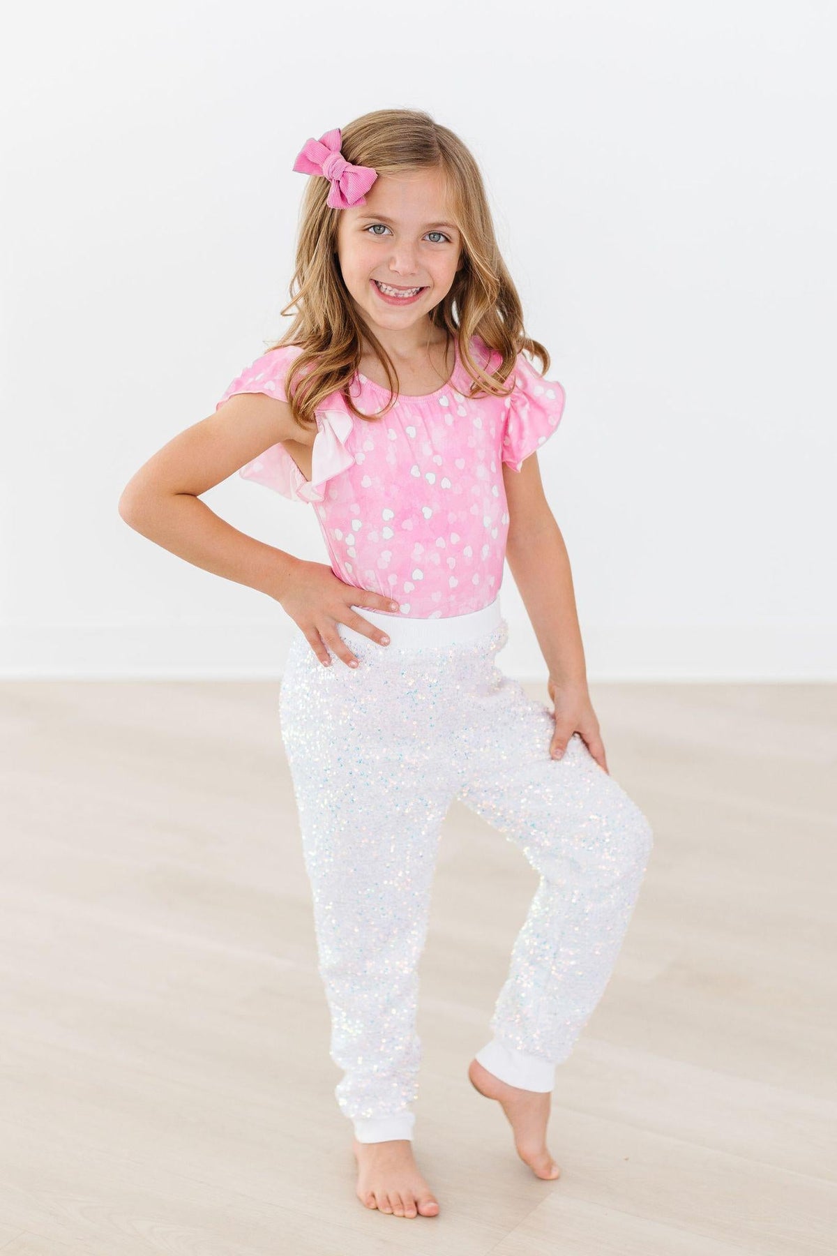 Shine Bright S/S Flutter Sleeve Leotard - Image 4