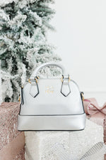 Silver Metallic Girl's Crossbody Purse - Image 2