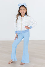 Sky Blue Scrunchy Bells - Image 2