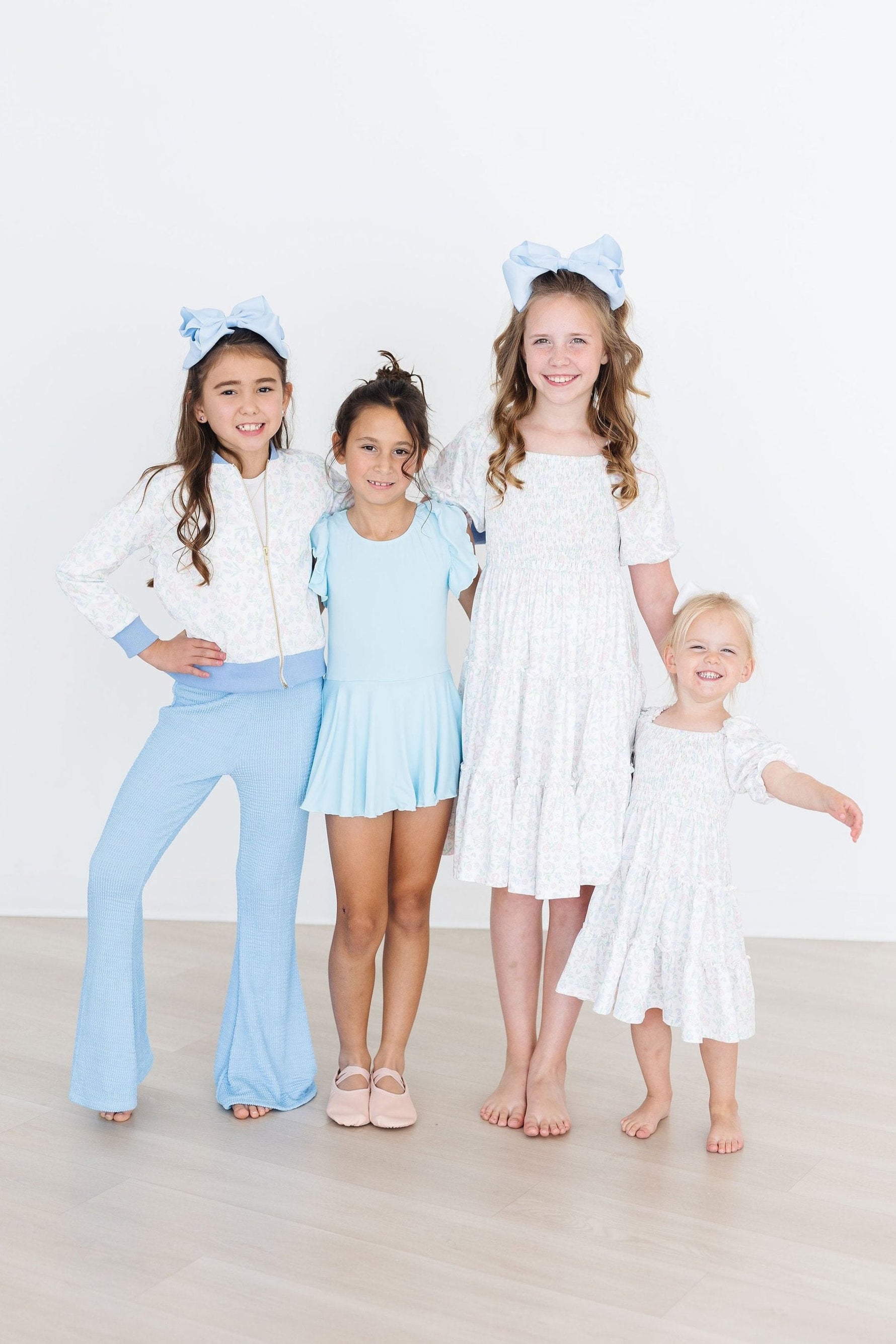 Sky Blue Scrunchy Bells - Image 3