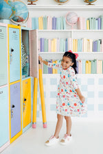 Smarty Pants 3/4 Sleeve Pocket Twirl Dress - Image 3