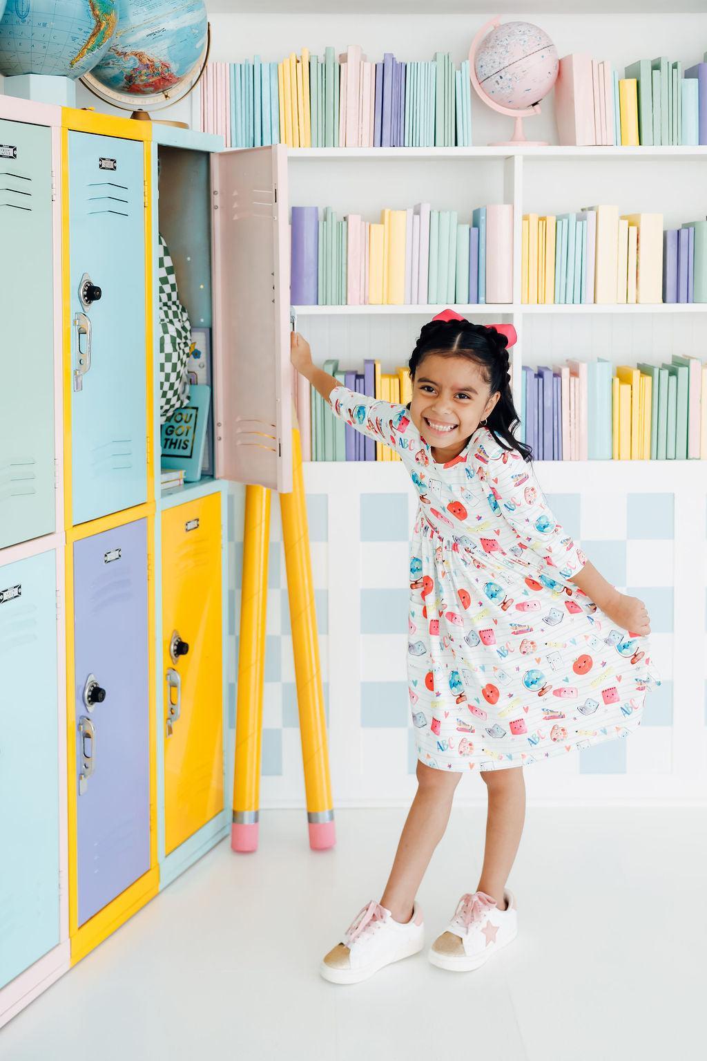 Smarty Pants 3/4 Sleeve Pocket Twirl Dress - Image 7