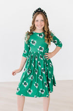 Southlake Carroll Dragons 3/4 Sleeve Pocket Twirl Dress - Image 10