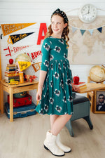 Southlake Carroll Dragons 3/4 Sleeve Pocket Twirl Dress - Image 12