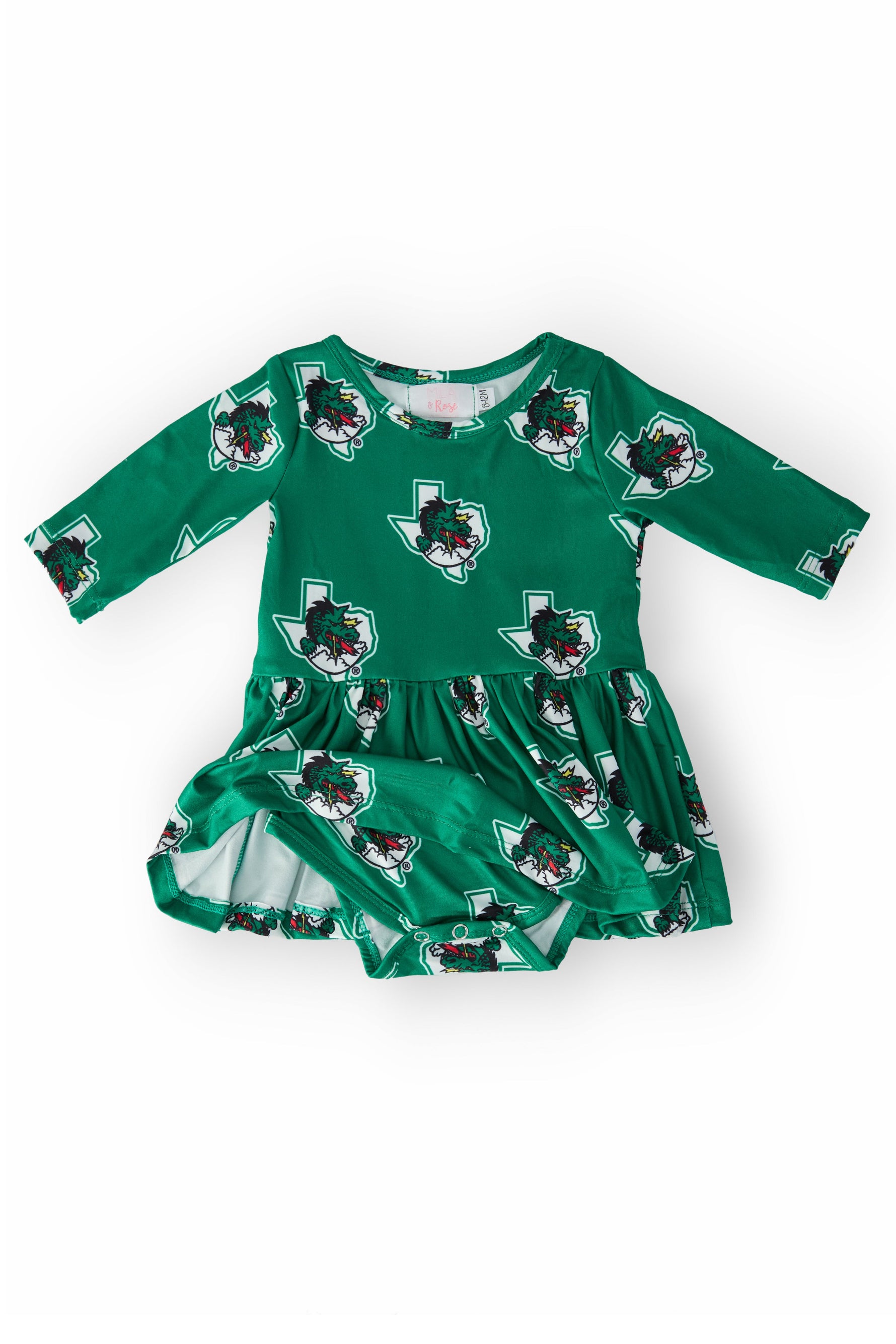 Southlake Carroll Dragons Twirl Bodysuit - Image 2