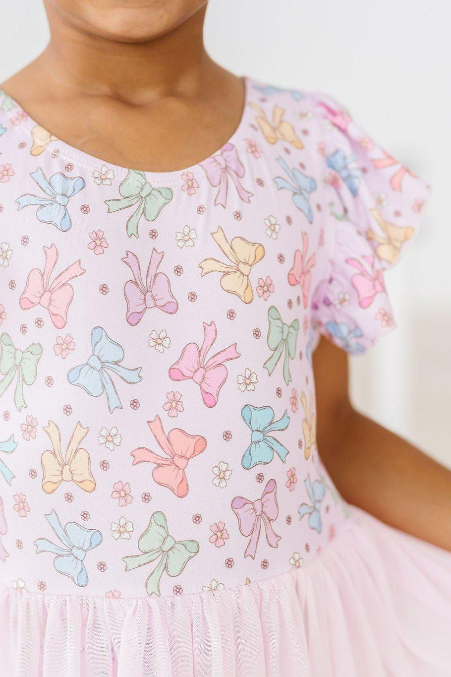 Springtime Bows S/S Twirl Leotard - Image 4