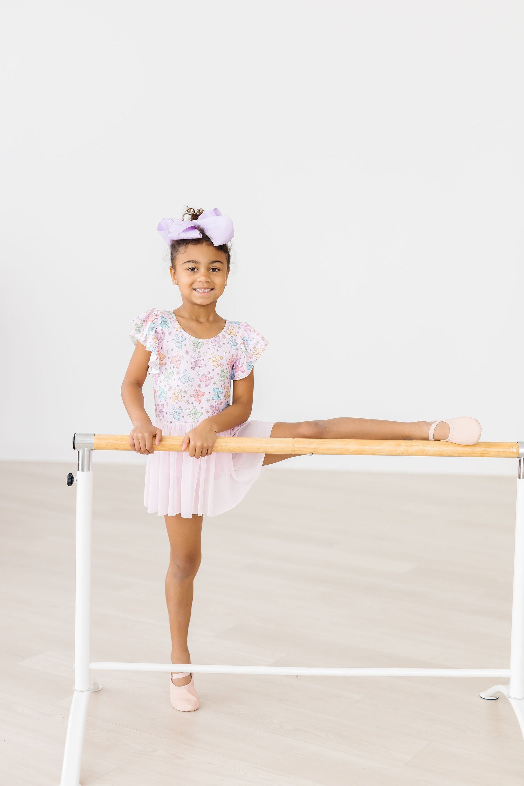 Springtime Bows S/S Twirl Leotard - Image 5