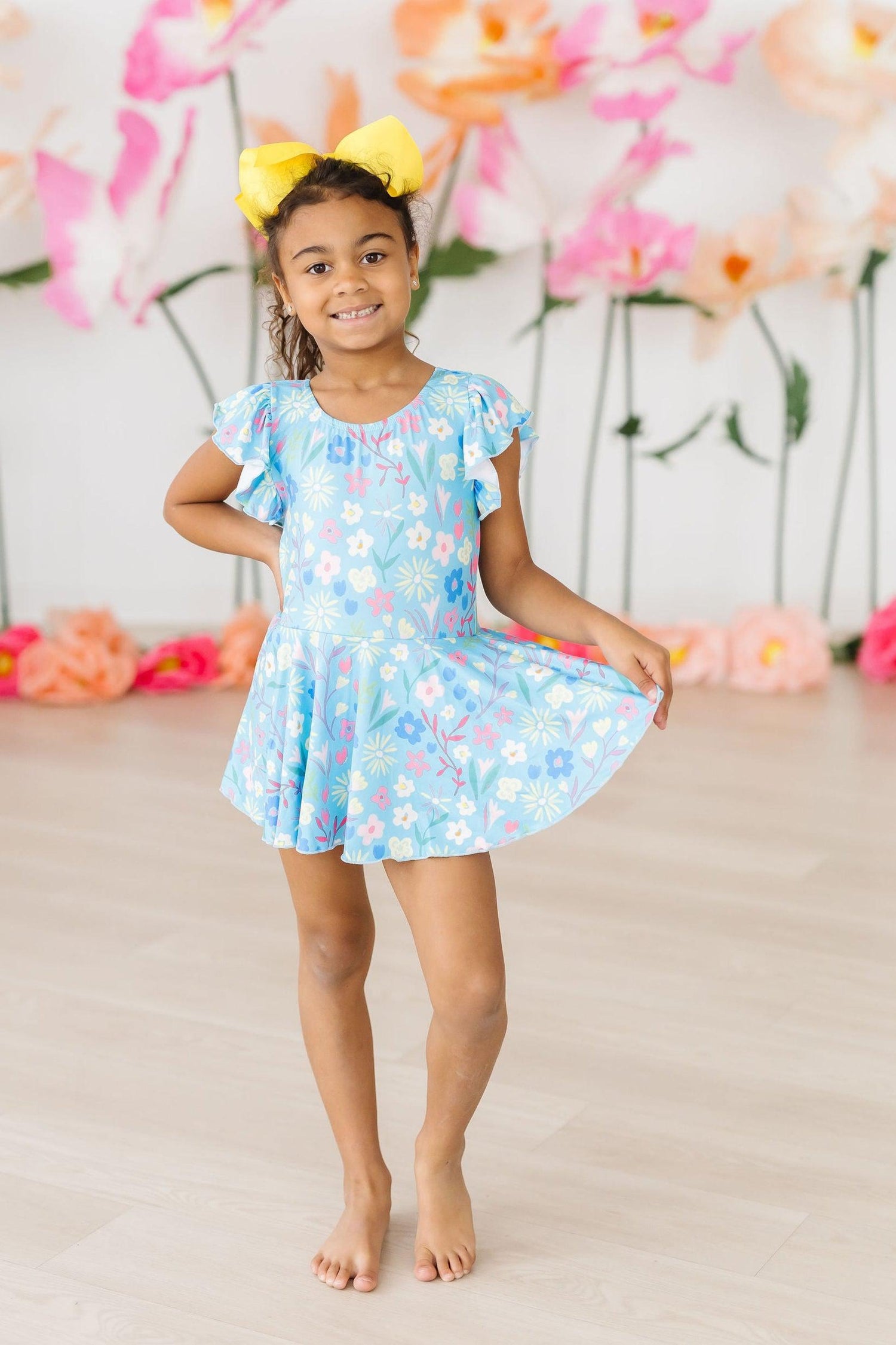 Springtime Splendor S/S Twirl Leotard - Image 3