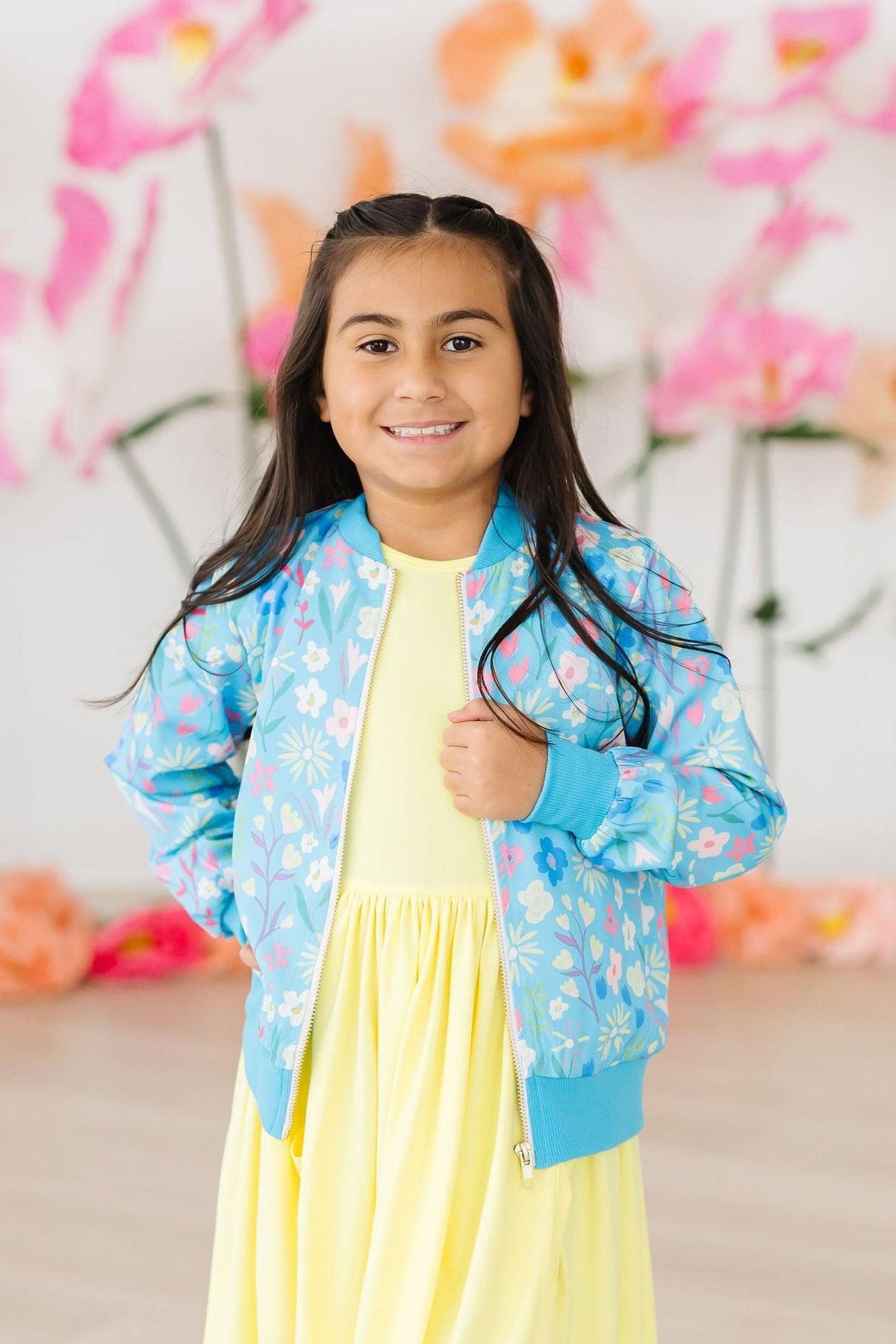 Springtime Splendor Satin Jacket - Image 5