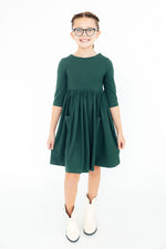 Spruce 3/4 Sleeve Pocket Twirl Dress - Image 2