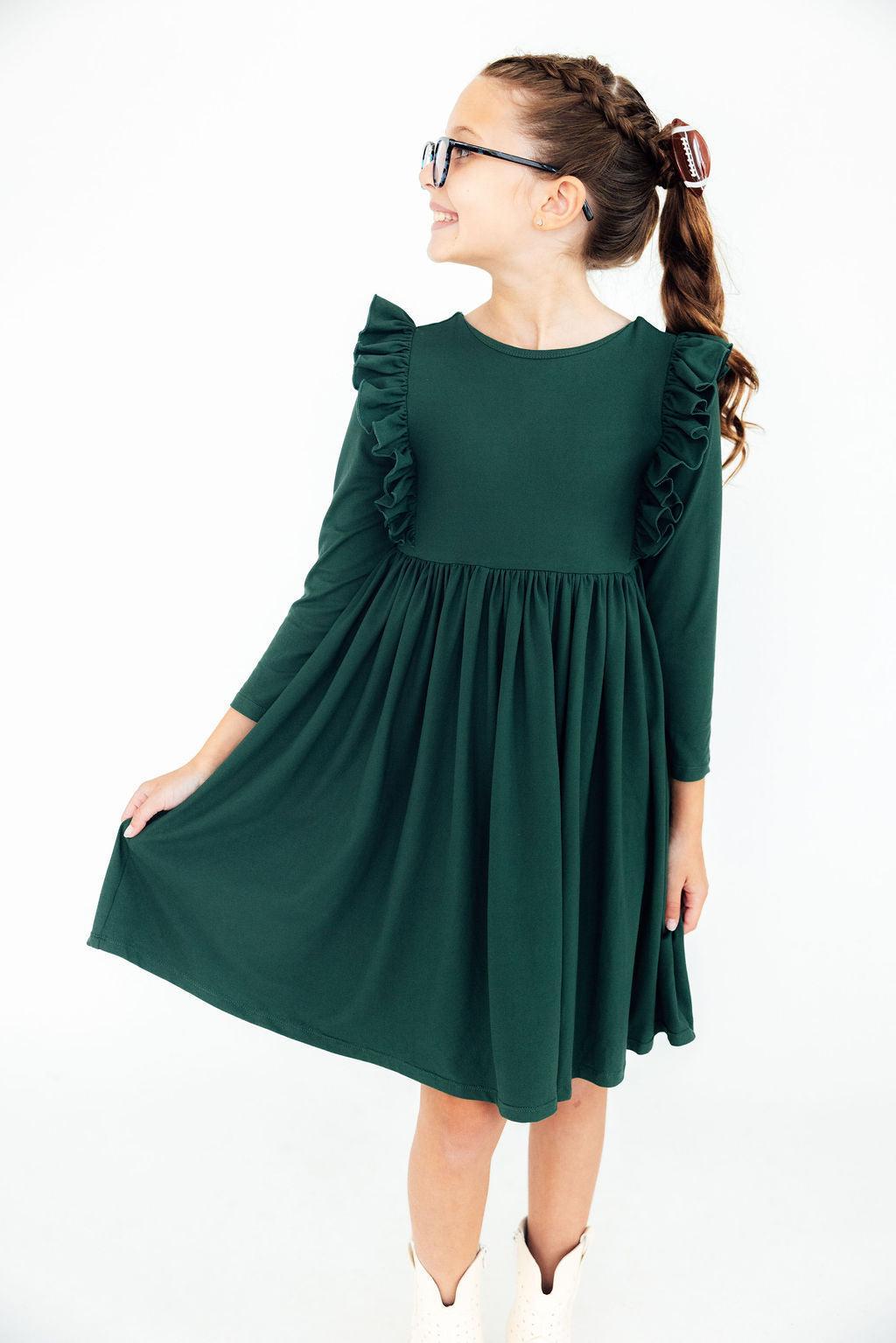 Spruce L/S Ruffle Twirl Dress - Image 2
