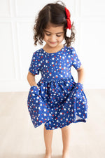 Star Bright S/S Pocket Twirl Dress - Image 11