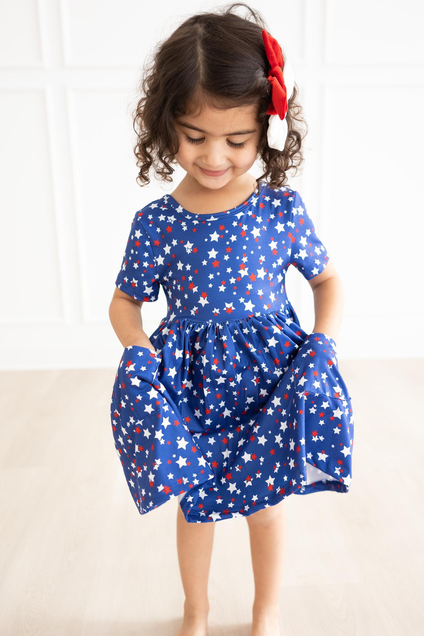 Star Bright S/S Pocket Twirl Dress - Image 11