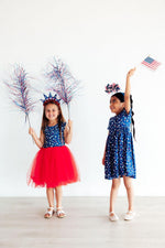 Star Bright S/S Pocket Twirl Dress - Image 2