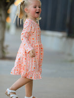 Rylee Faith Designs - Halloween Thanksgiving Pumpkin Bow Pocket Girls Dress - alternate view 4