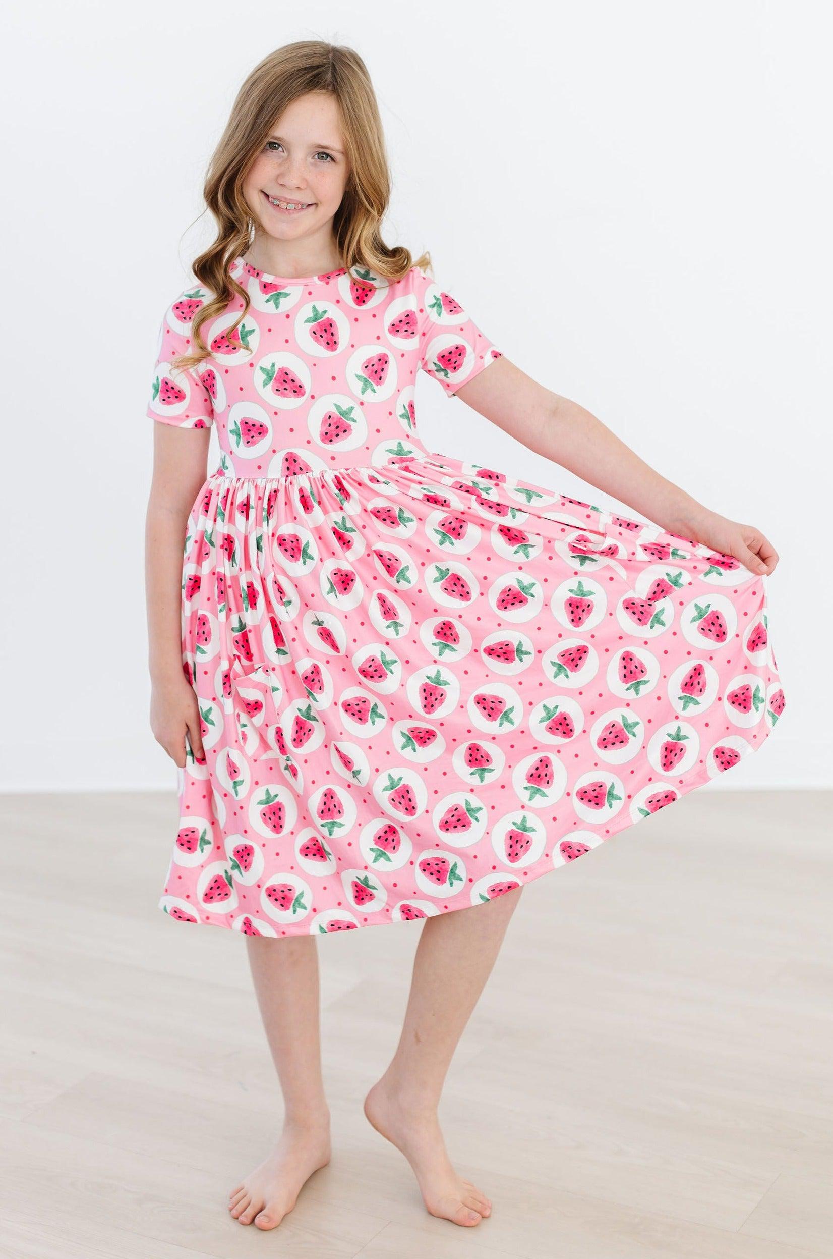 Strawberry Fields S/S Pocket Twirl Dress - Image 4