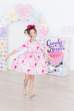 Sucker for You 3/4 Sleeve Pocket Twirl Dress - Image 4
