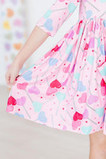 Sucker for You 3/4 Sleeve Pocket Twirl Dress - Image 6