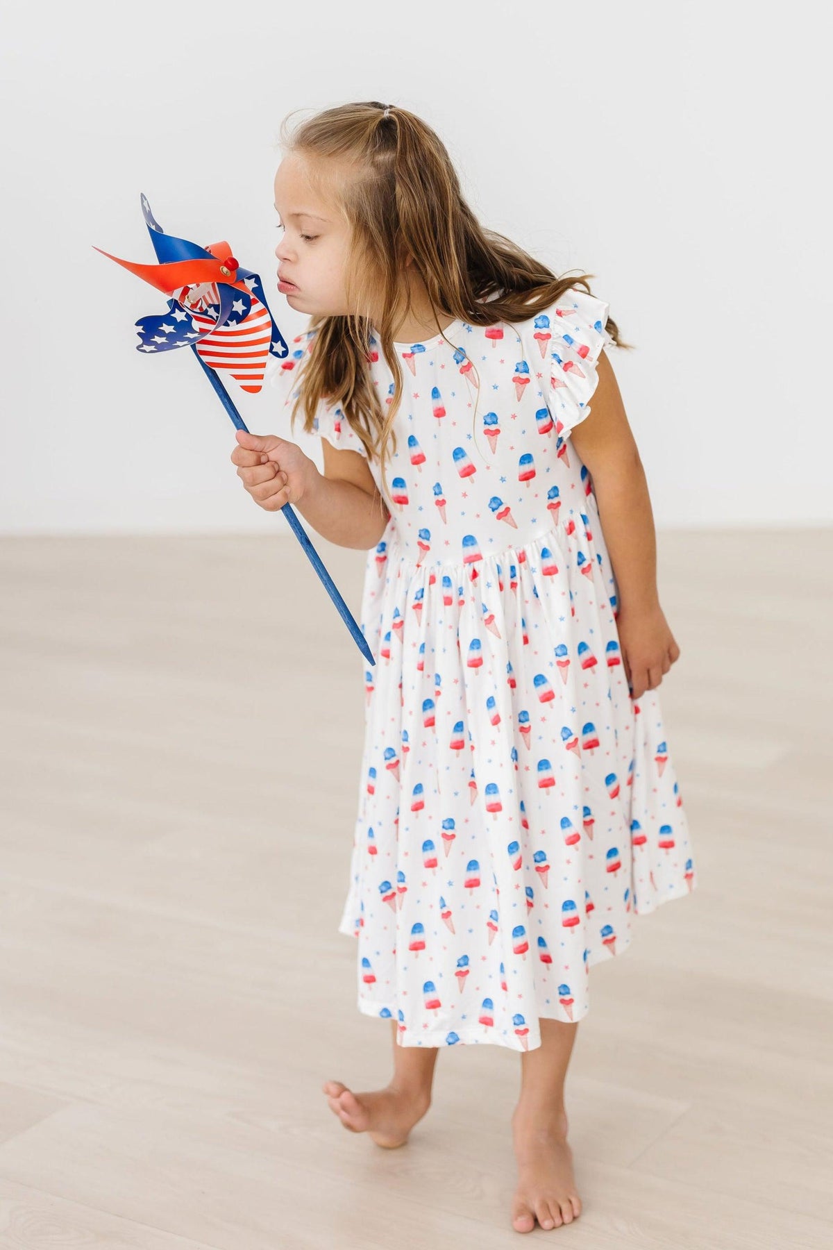 Summer Sweets Flutter Sleeve Twirl Dress - Image 5
