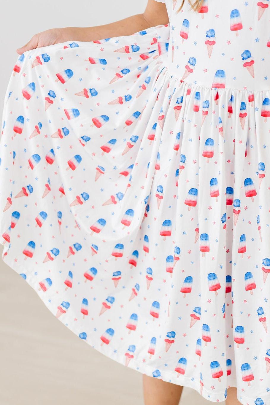 Summer Sweets Flutter Sleeve Twirl Dress - Image 9
