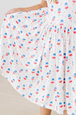 Summer Sweets Flutter Sleeve Twirl Dress - Image 9