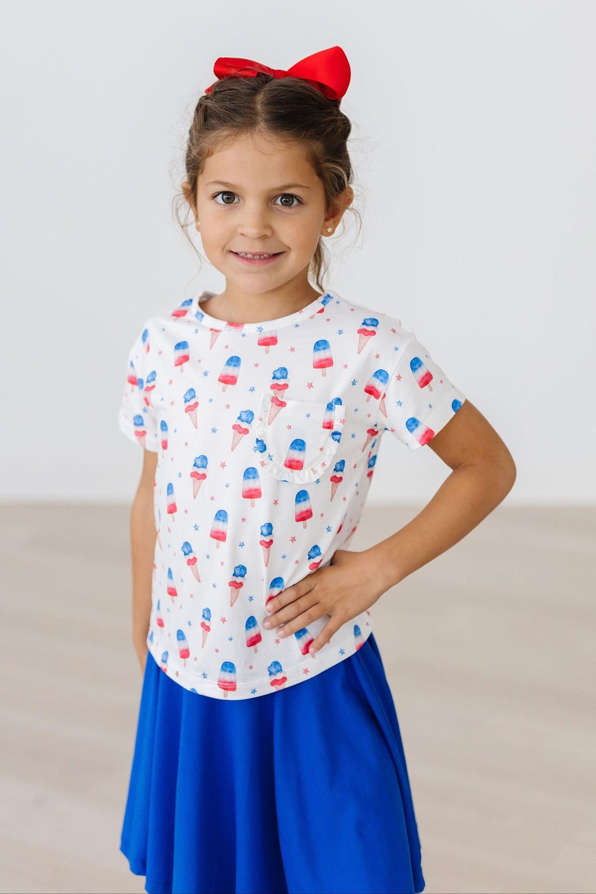 Summer Sweets Ruffle Pocket Tee - Image 4