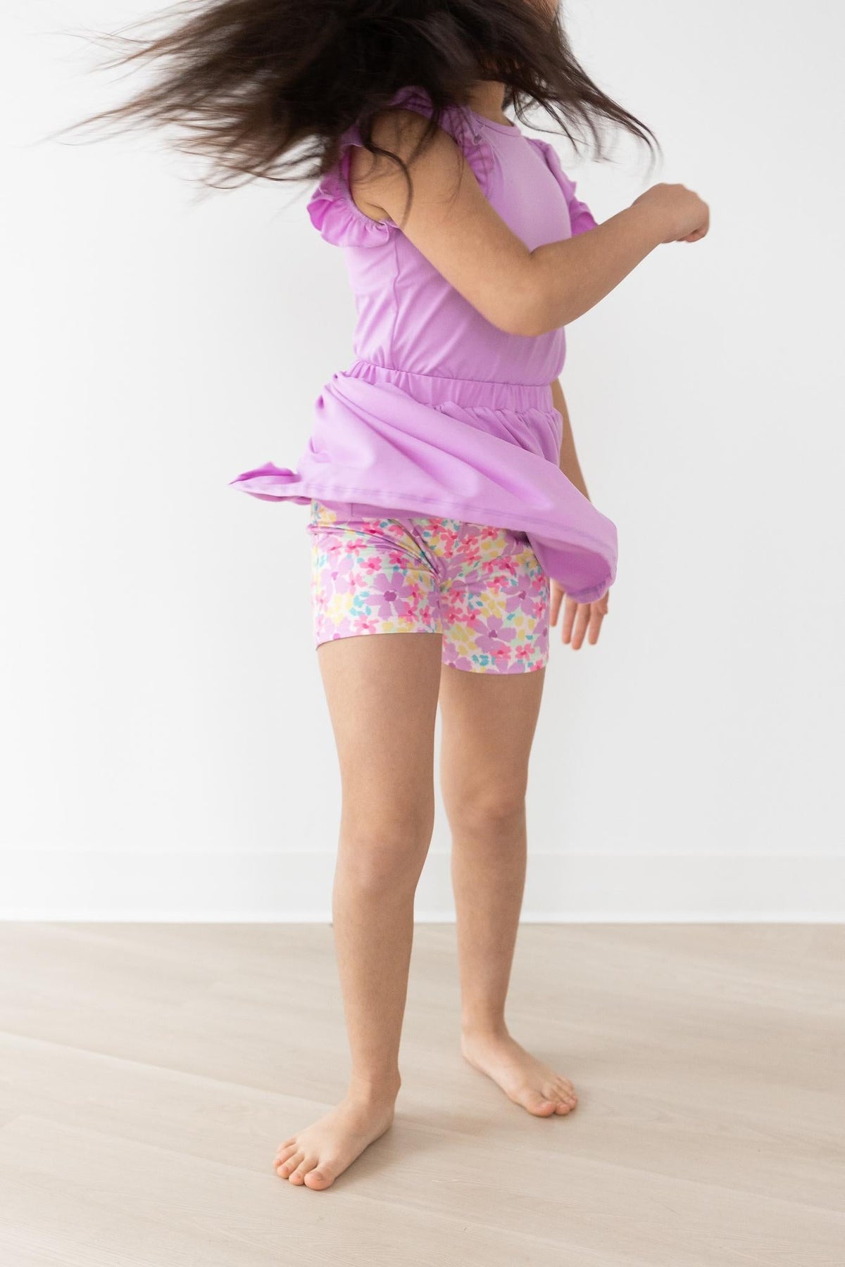 Summer Watercolor Twirl Shorts - Image 3