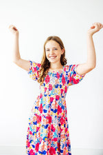 Sunshine Garden Smocked Ruffle Dress - Image 4