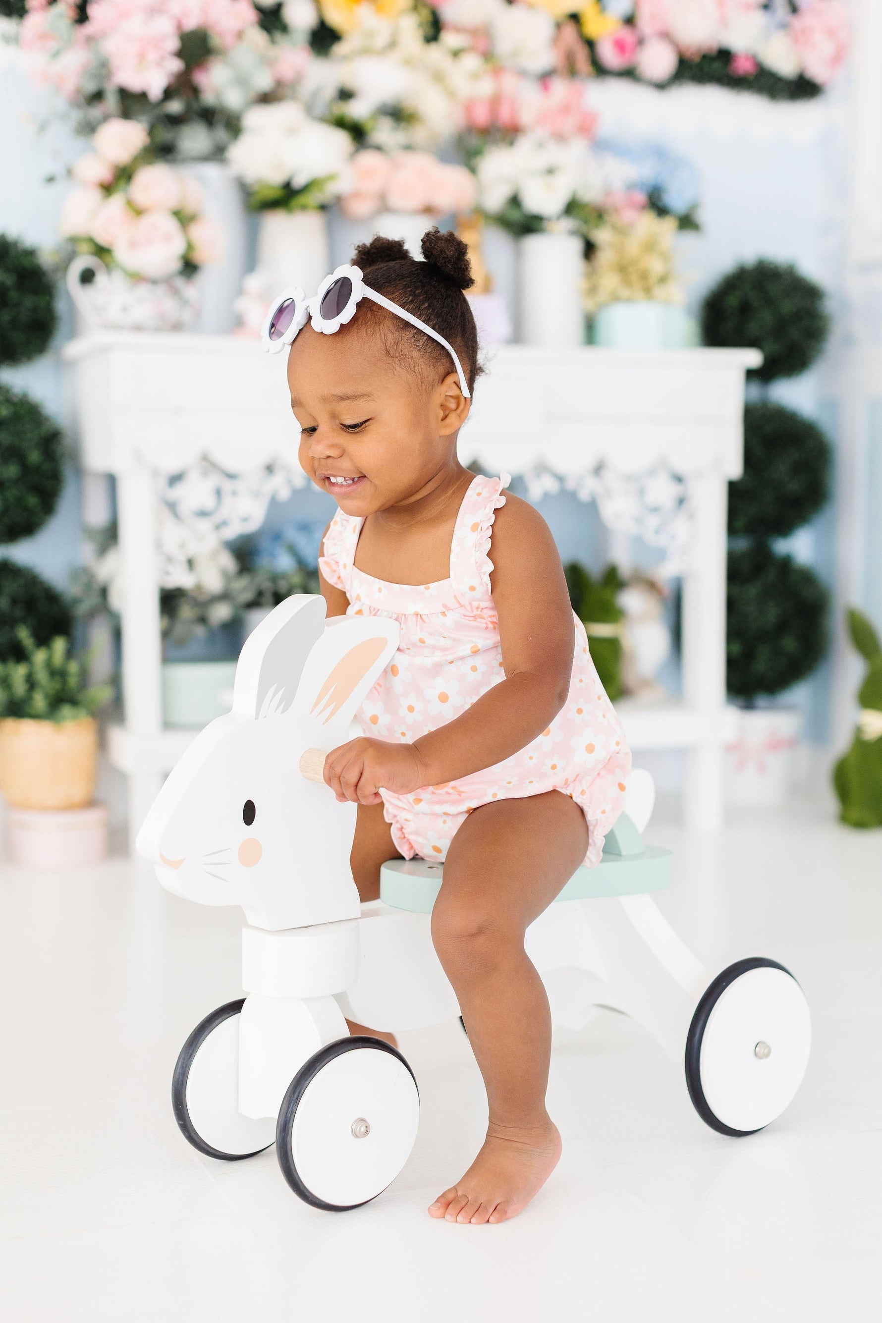 Sweet & Sunny Ruffle Cross Back Romper - Image 3