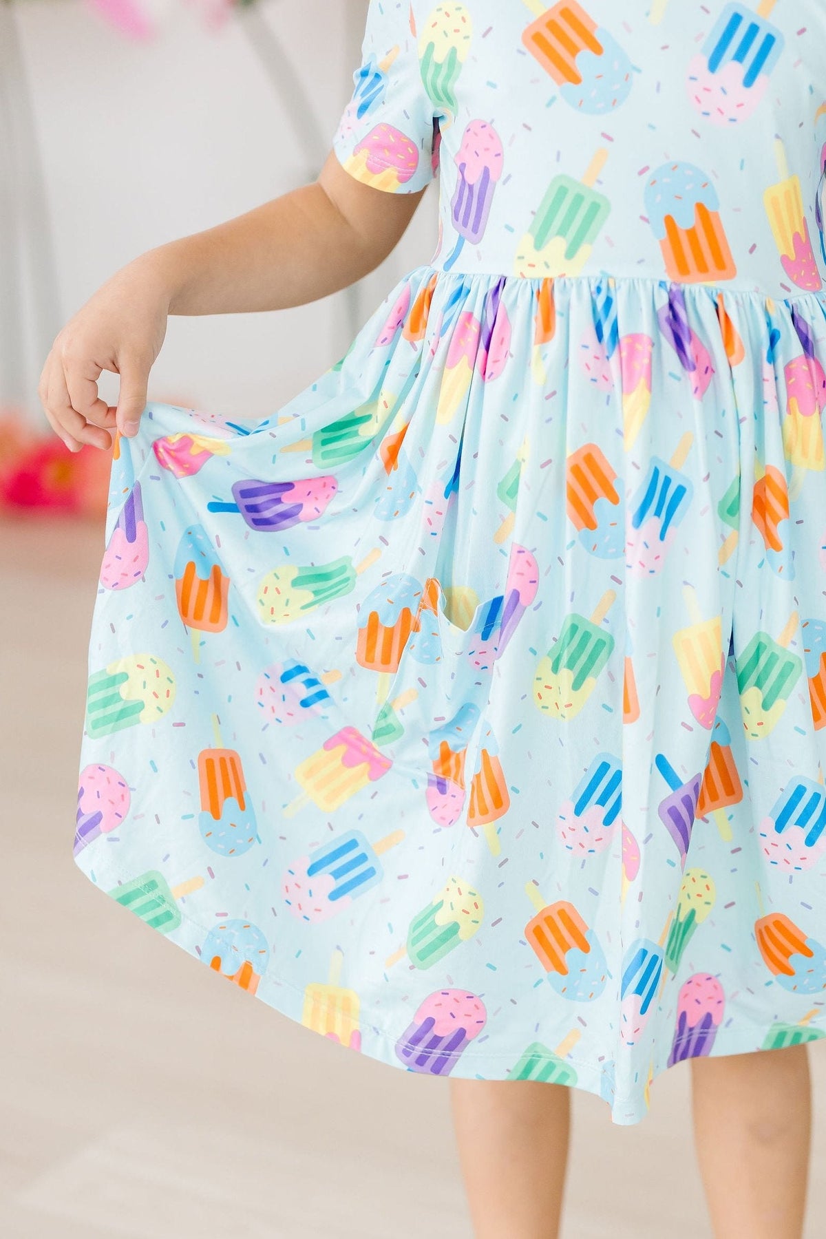 Sweet Treat S/S Pocket Twirl Dress - Image 3