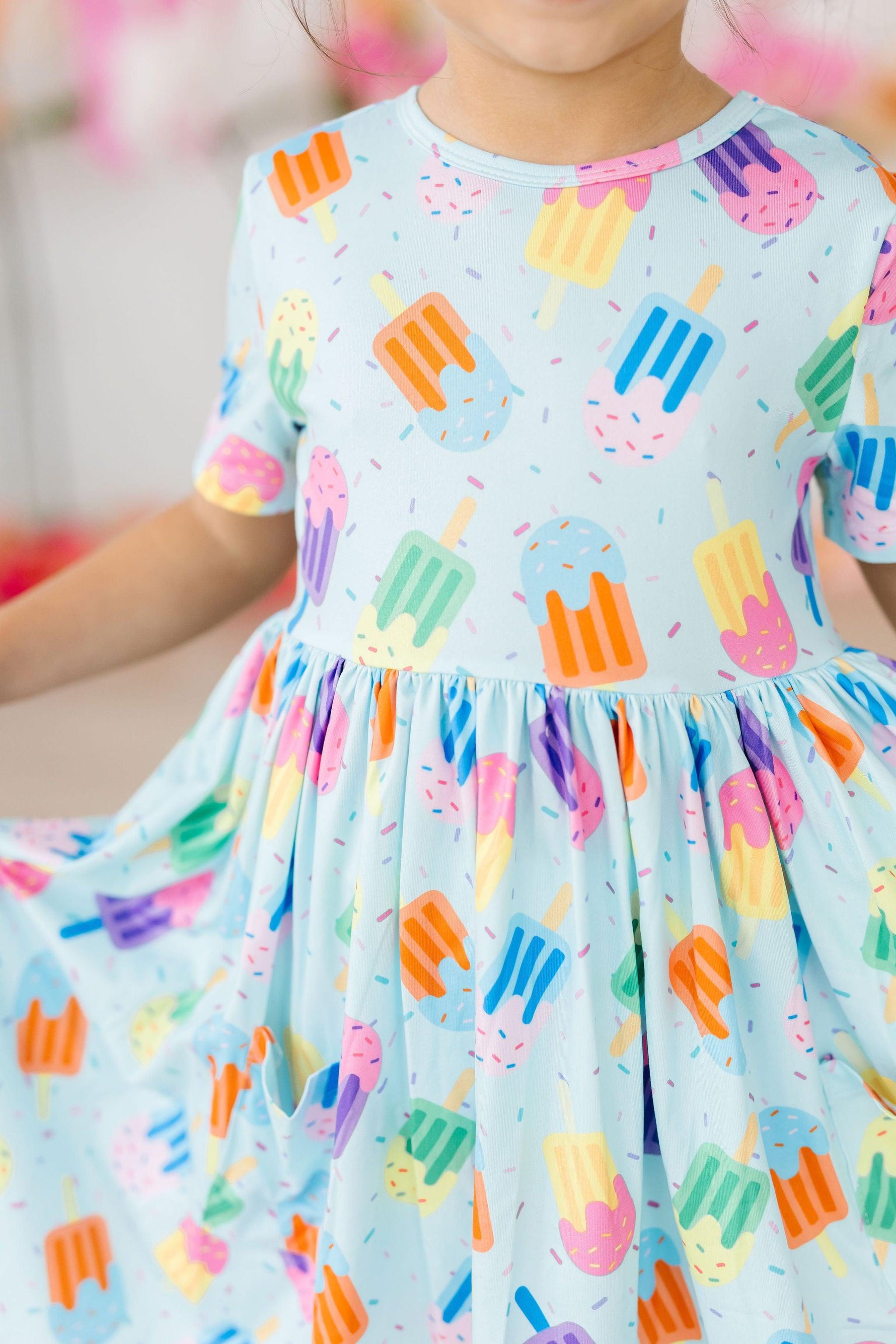 Sweet Treat S/S Pocket Twirl Dress - Image 5