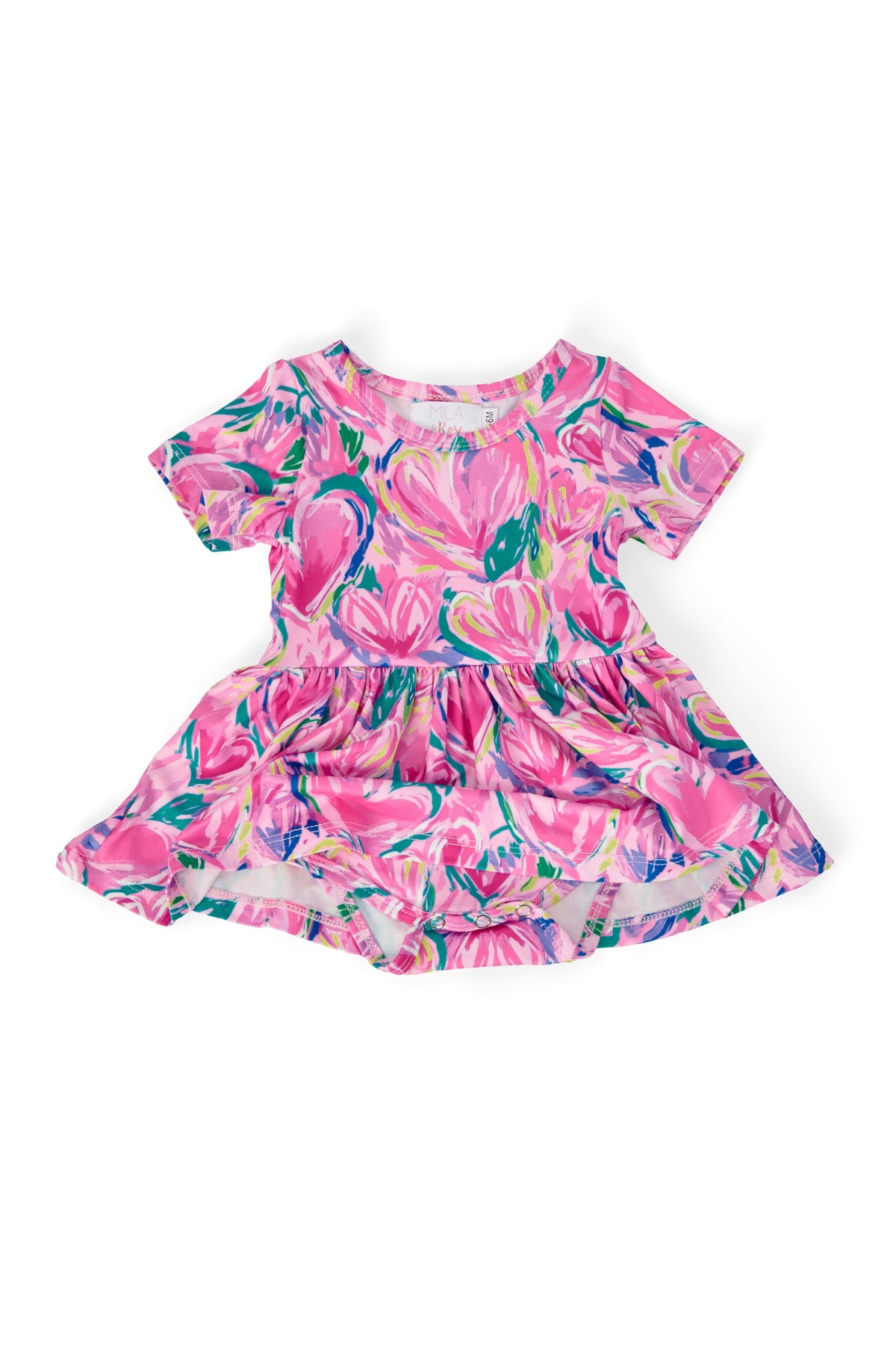 Sweetheart Scribbles S/S Twirl Bodysuit - Image 2